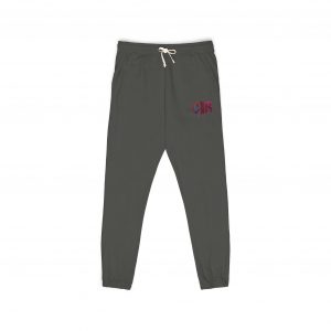 Rose Skull Illustration Sweatpants | floral skull joggers