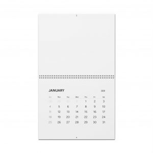 2026 Minimal Wall Calendar - Clean Monthly Planner